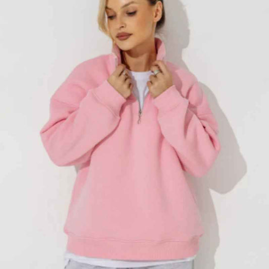 Lazy Style Fashion Casual Personality Versatile Zip-up Hoodie