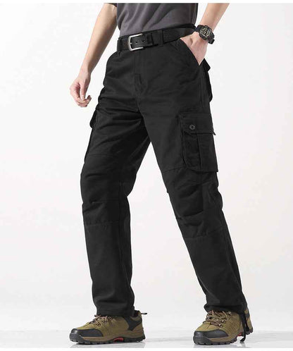 Men's Spring Three-dimensional Pocket Straight-leg Trousers Outdoor