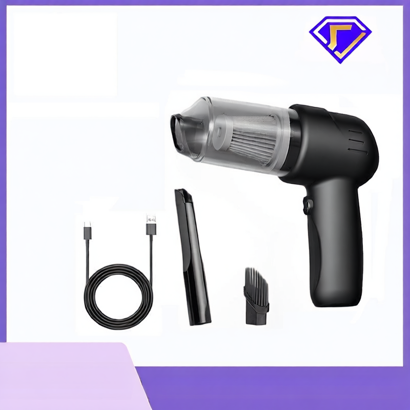 Car Interior Vacuum Cleaner - Portable Wireless Cleaning Device