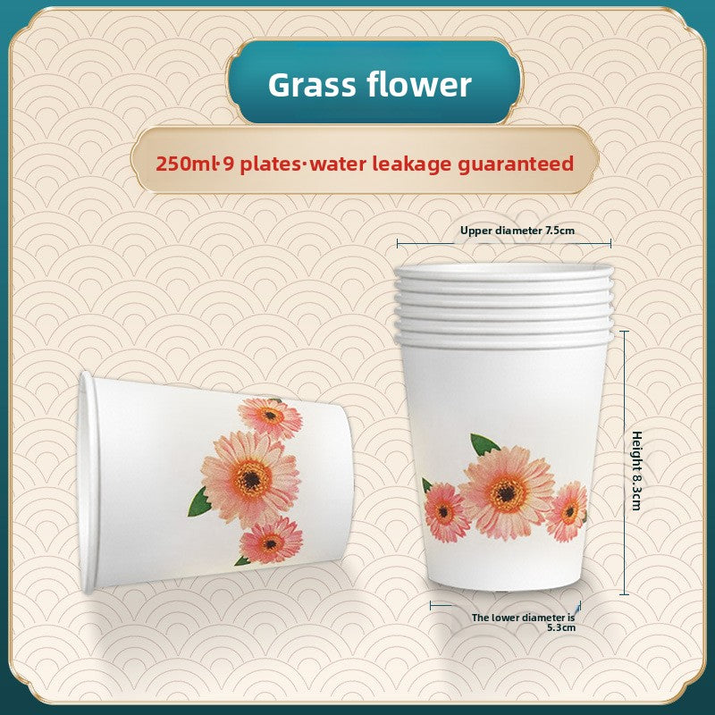 Heavy-Duty Disposable Cups - Extra Thick Durable 250ml Bulk Pack