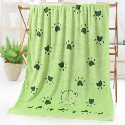 Bath towel beach towel cartoon print