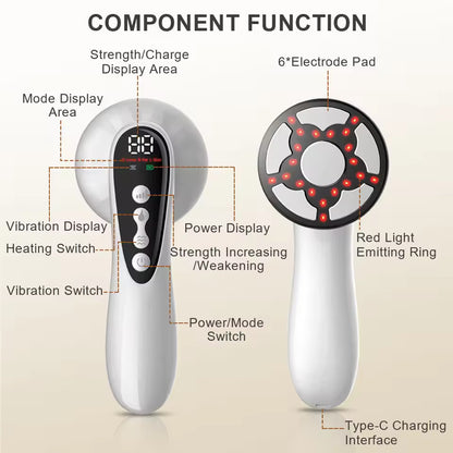 Upgrade 5-In-1 Body Sculptor - Body Sculpting Massager For Stomach, Arms, Legs, & Love Handles - Anti Cellulite Massage Too, Lymph Drainage Machine, & Skin Tightening - DropOnline.co