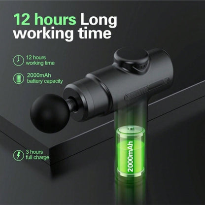 Massage Gun Deep Tissue Percussion Massager For Athletes,Handheld Body Back Muscle Massager Gun With 8 Massage Heads - DropOnline.co