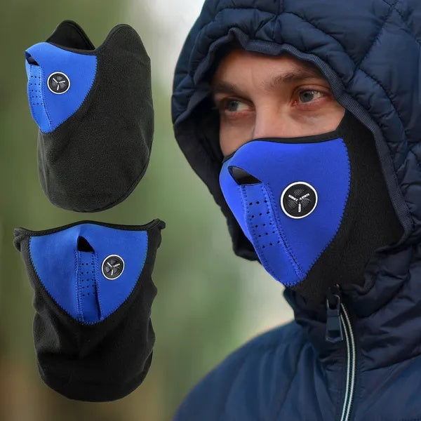 Half Face Mask - Breathable Windproof Neck Warmer for Bike & Motorcycle
