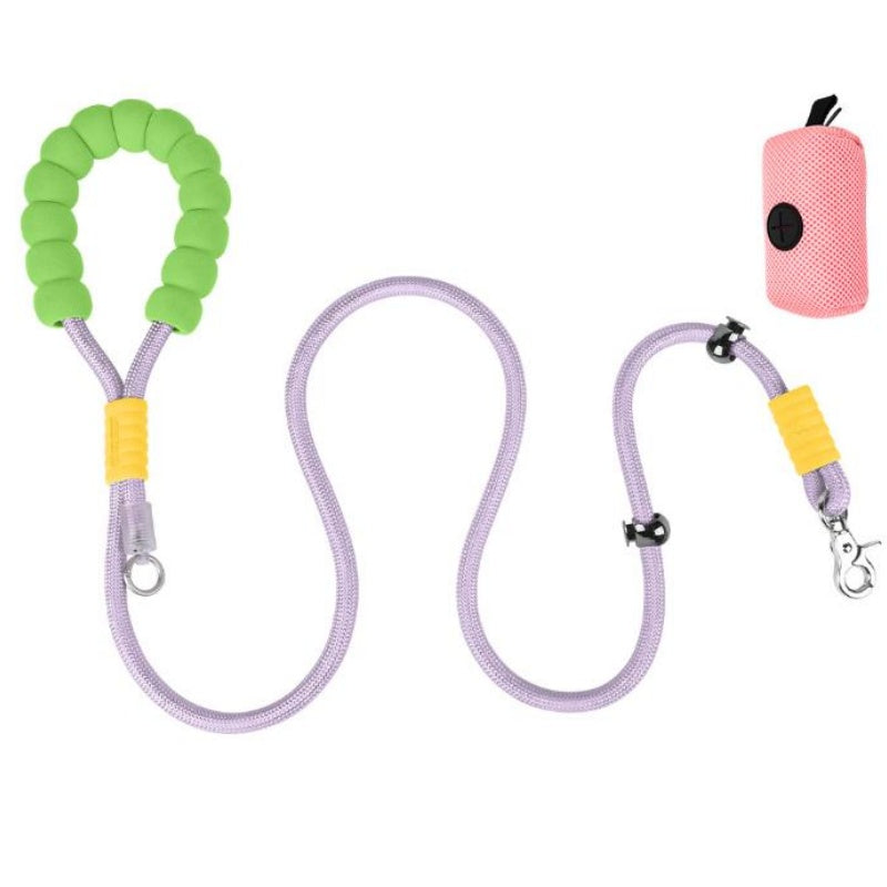Explosion-Proof Dog Leash - Durable Collar and Chain Set for Small to Medium Dogs