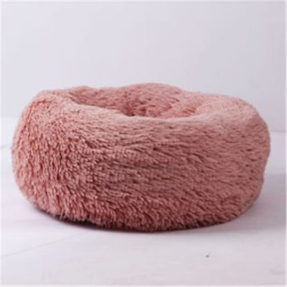 Round Long Hairy Autumn And Winter Nest Pad Cat Mattress - DropOnline.co