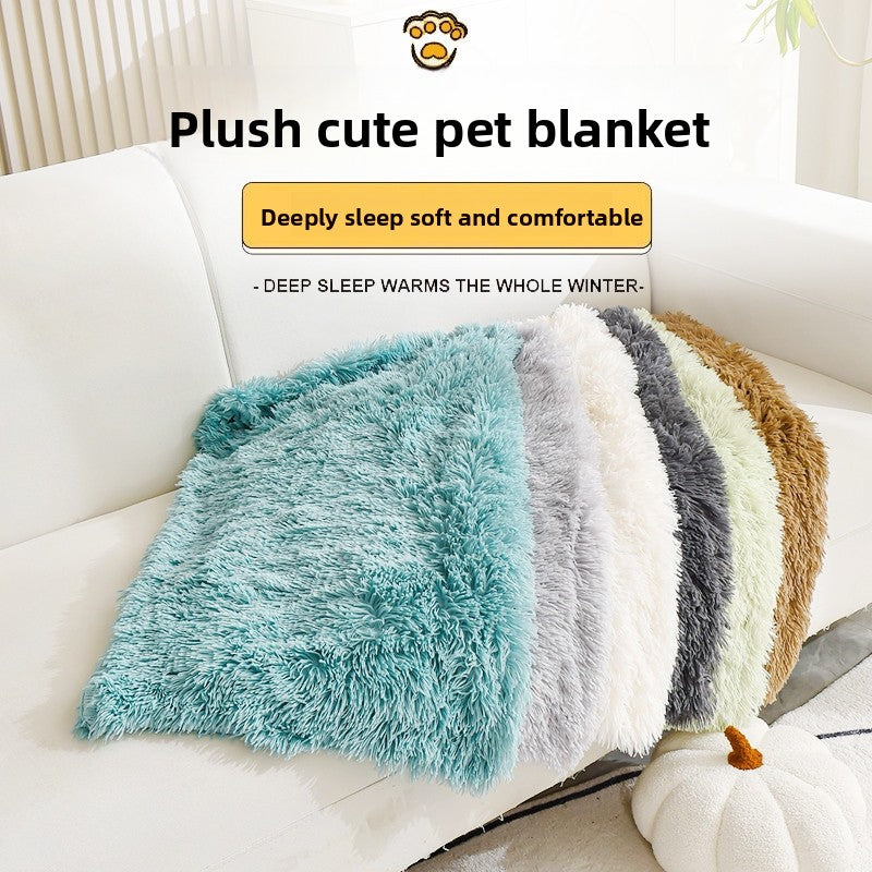 Pet long-haired velvet blanket