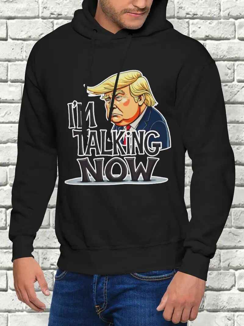 Men's Polyester Hoodie - Performance Pullover Sweatshirt