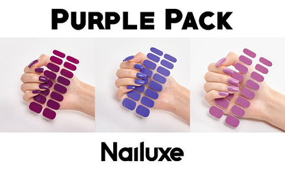 Pure Color 16 Nail Stickers - DropOnline.co