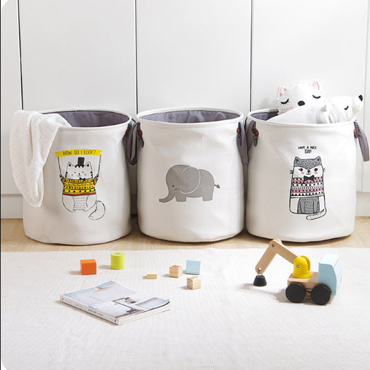 Funny Animal Storage Bag - Cute Baby Bedroom Decor Organizer for Toys and Essentials