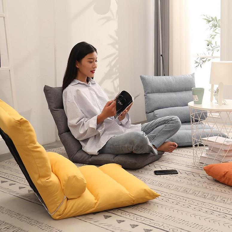 Lazy Sofa Floor Chair | Modern Balcony Tatami Lounger for Living Room & Bedroom