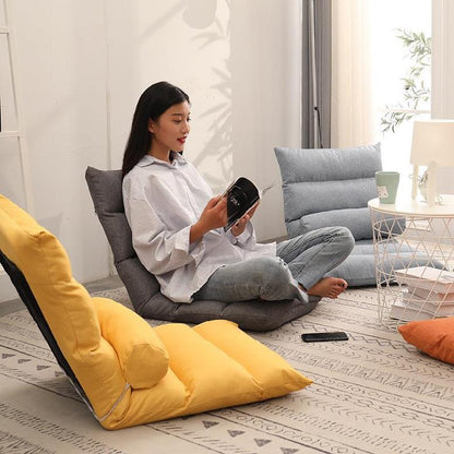 Lazy Sofa Floor Chair | Modern Balcony Tatami Lounger for Living Room & Bedroom