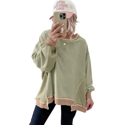 New Round-neck Long-sleeve Casual Versatile Hoodie