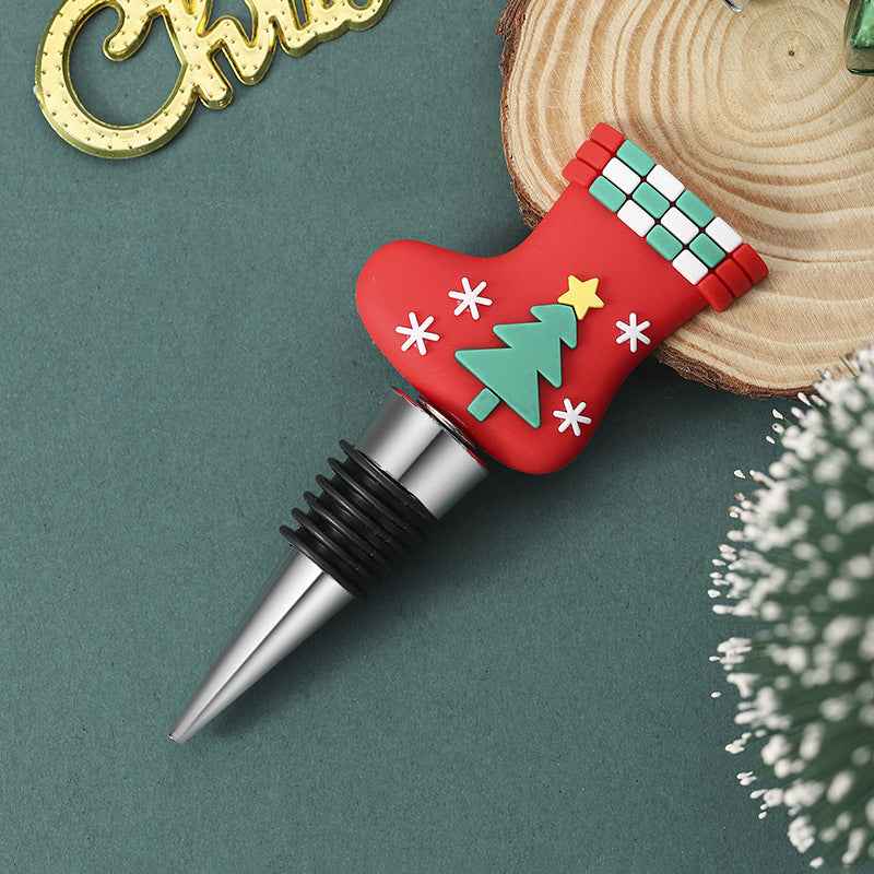 Party Gathering Christmas Tree Sealed Wine Stopper - Holiday Bottle Stopper - DropOnline.co