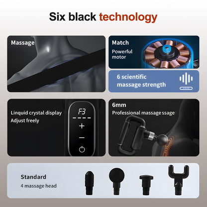 2025 Best-selling Fascial Massager With Belt - 6-speed Deep Muscle Massager For Relaxation And Rehabilitation - Portable Fitness And Relaxation Therapy Device - DropOnline.co