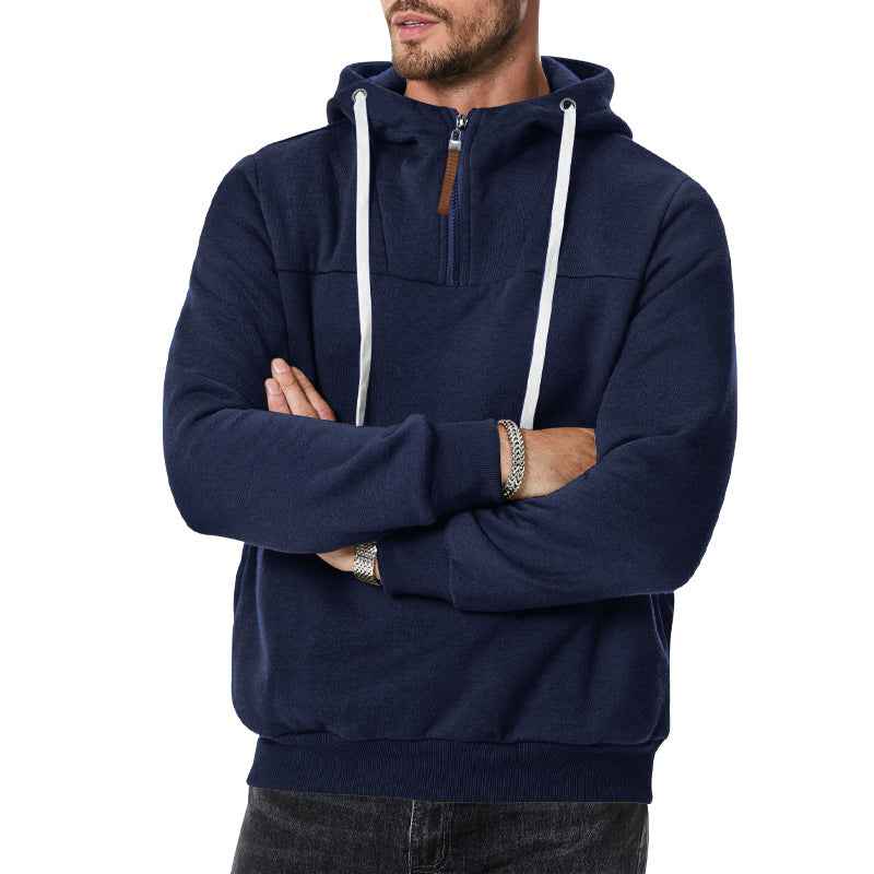 Men's Zip-up Hooded Sweatshirt New Style For Autumn And Winter