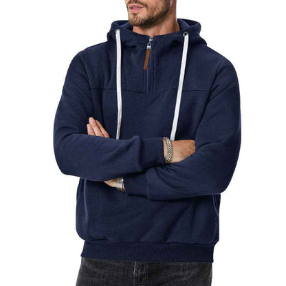 Men's Zip-up Hooded Sweatshirt New Style For Autumn And Winter
