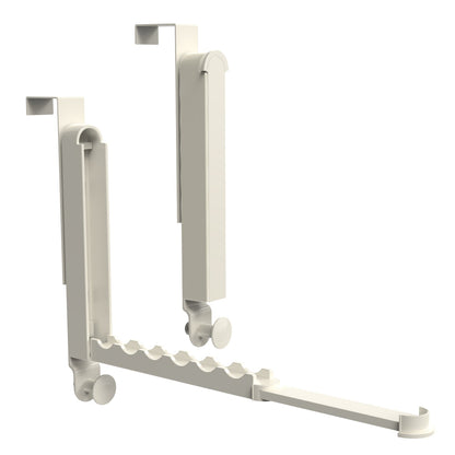 2Pcs Over The Door Hanger Hooks For Clothes Foldable Clothes Drying Rack For Laundry Coats Towels Portable Clothing Hanger Hook For 1.81In Thickness Door Maximum - DropOnline.co