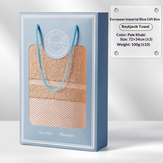 Towel And Bath Towel Gift Set With Customizable Logo For Return Gifts And Souvenirs