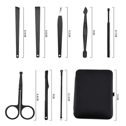 18-Piece Nail Clippers Trimming Tool Set Manicure Set Pedicure Kit Nail Clippers  Professional