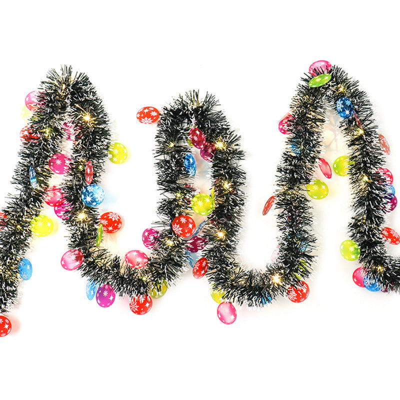 Christmas Ribbon LED Strip Lights - Festive Atmosphere String with Character Designs