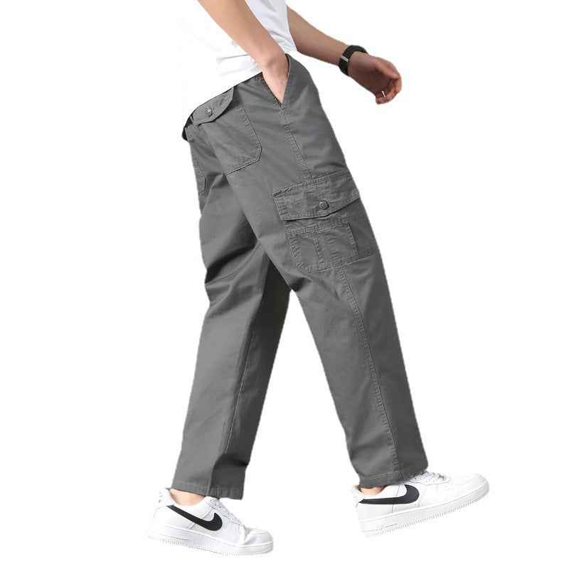 Men's Thin Loose Stretch Straight-leg Casual Pants