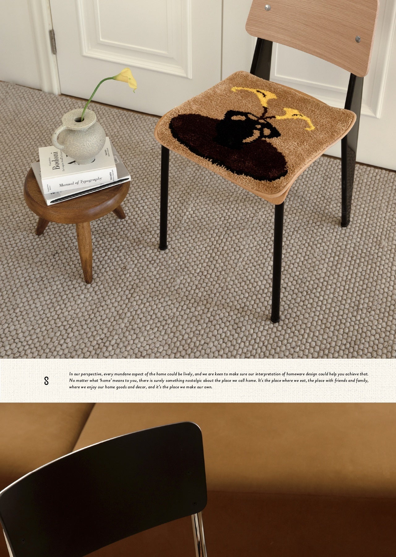 Chair Cushion Office Long-sitting Non-slip Cushion Absorbent Dirt-resistant Flocking Cushion