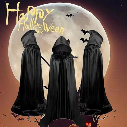 Halloween Children's Wizard Cloak - Hooded Cape Costume