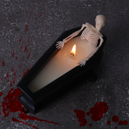 Creative Candles Bubble Bath Skull Skeleton Halloween Atmosphere Haunted House Holiday Decoration Ornaments