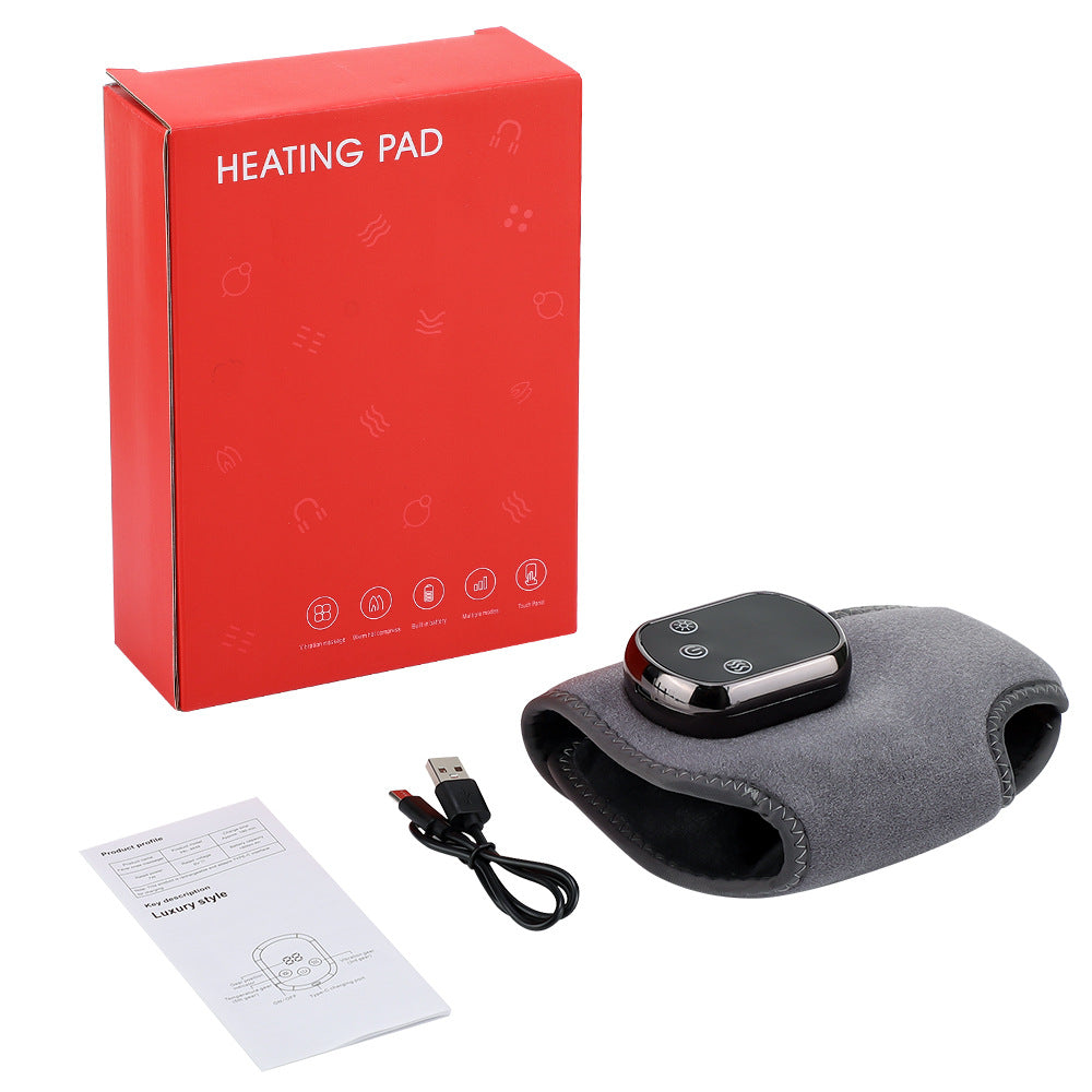 Rechargeable Ankle Heat Therapy Massager - Wireless Pain Relief & Recovery Device