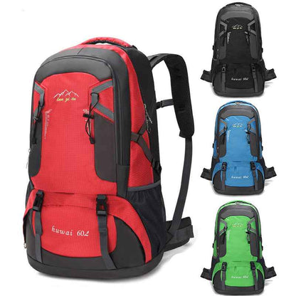 60L Large Capacity Backpack Men's Outdoor Hiking Leisure Travel Bag