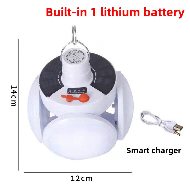 Portable Solar LED Bulb Light - 50W Emergency Camping Lantern