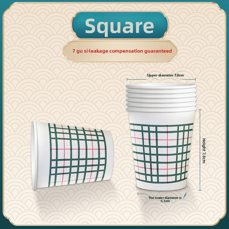 Heavy-Duty Disposable Cups - Extra Thick Durable 250ml Bulk Pack