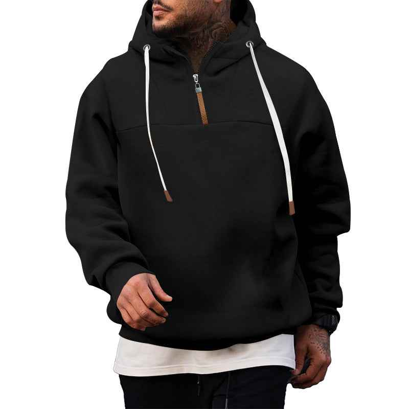 Men's Zip-up Hooded Sweatshirt New Style For Autumn And Winter