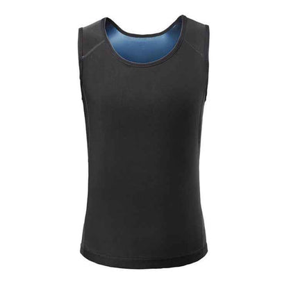 Unisex Corset Sweat Suit Belly Fitness Vest - Compression Training Top
