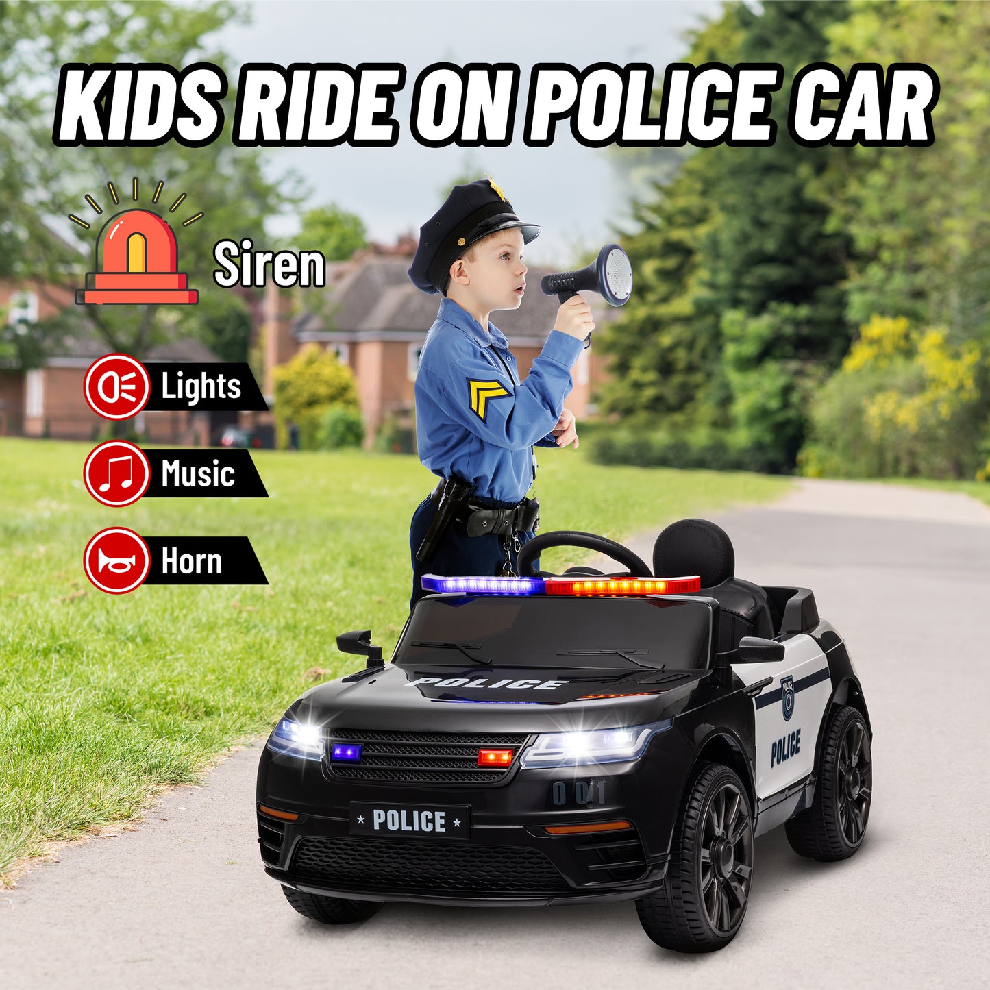 12V Kids Ride on Car w/ Remote Control