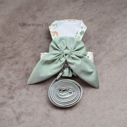 Pet Harness Leash Set Elegant Adjustable Half Vest Design For Cats Small Dogs Stylish Outdoor Walking Gear With Secure Escape Proof Fit Luxury Pet Gift For Cats Dogs - DropOnline.co