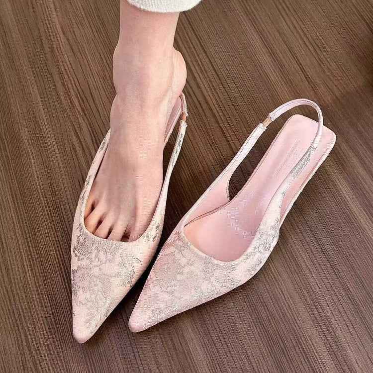 White Suede High Heels Women's Elegant Fashion Stiletto