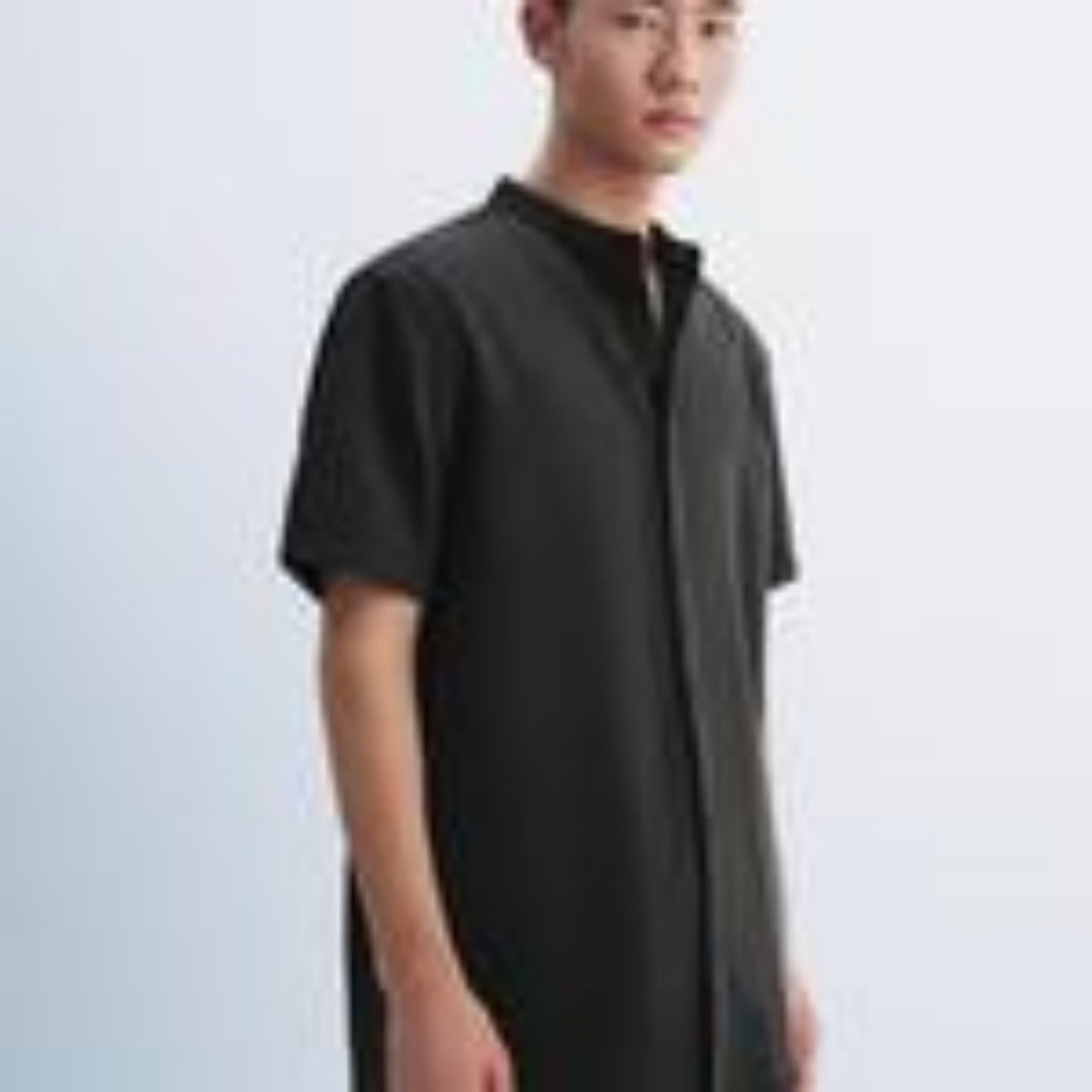 2025 Summer Men's Fashion Casual Tropical Printed Shirt Hawaiian Vacation Style Button Short Sleeve Cardigan - DropOnline.co