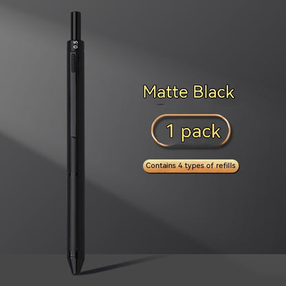 Gravity Induction Pen Press Metal Gel Pen Ballpoint Pen Four-in-one - DropOnline.co