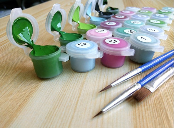 Framed Picture DIY Oil Painting By Numbers Painting & Calligraphy Beautiful Animals Modern Picture Home Decor 40x50cm