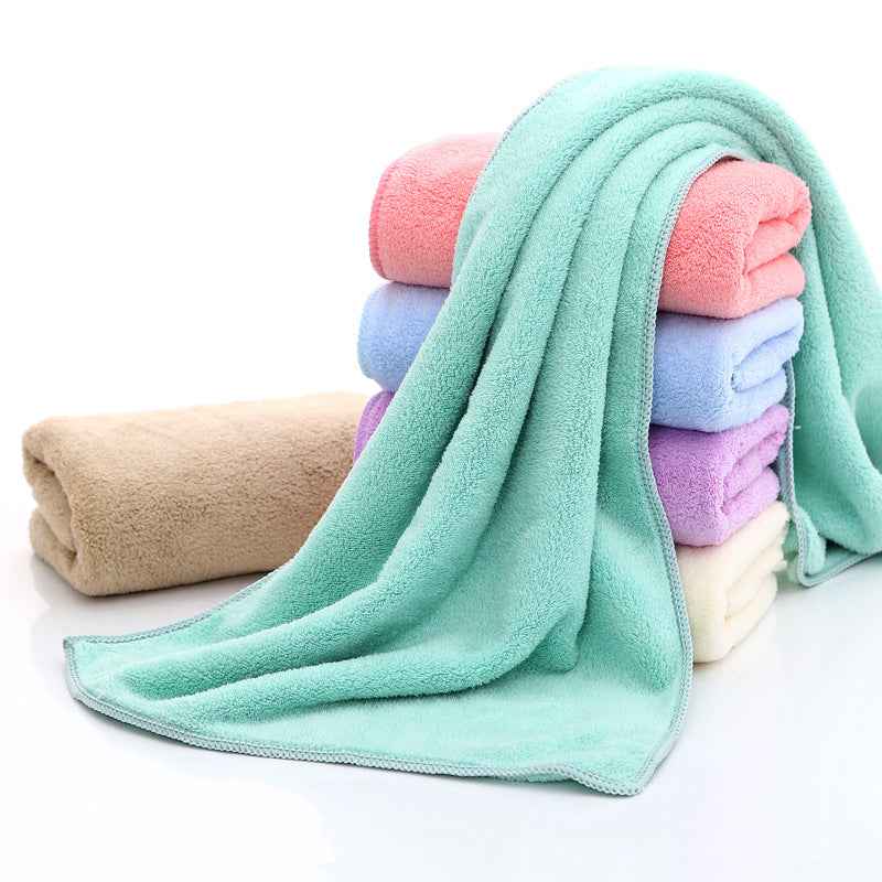 Coral fleece microfiber towel