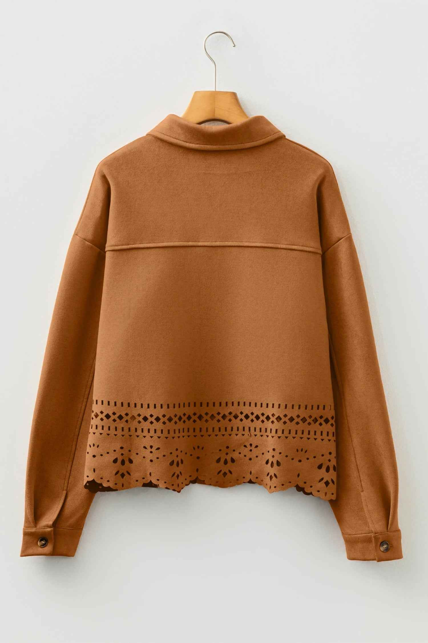 Women's Versatile Casual Fashion Hollow-out Jacket