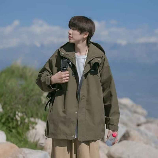 Men's Fashion Windproof Jacket Casual Coat