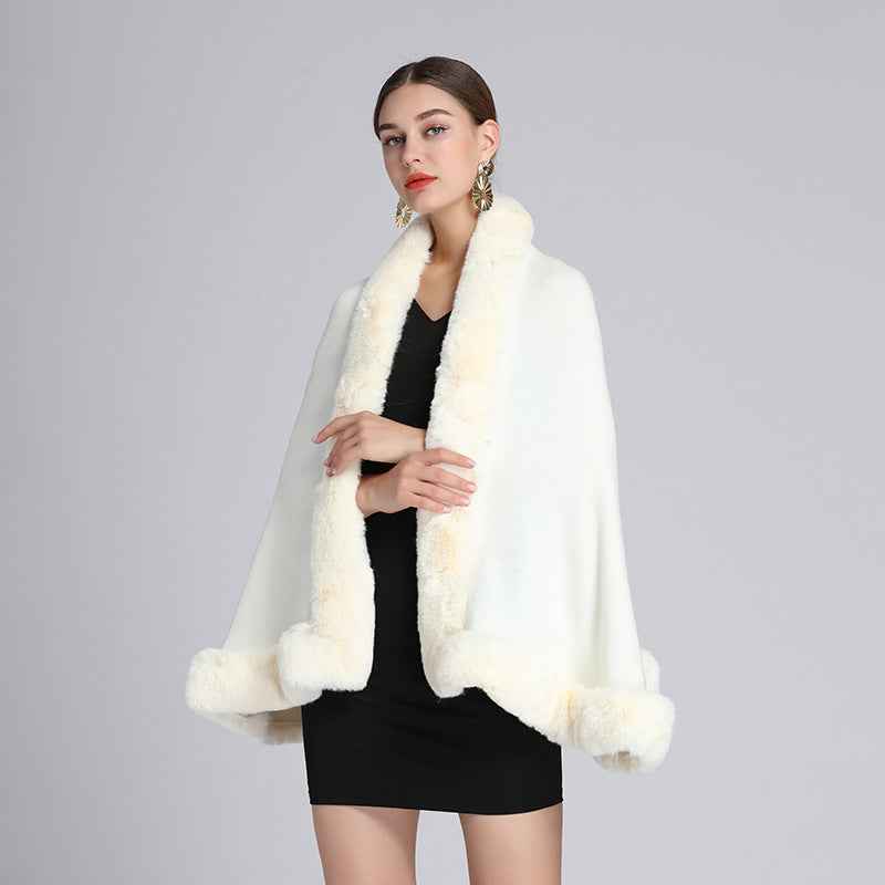Shawl Cape Knitted Cardigan Coat For Women