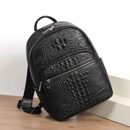 Backpack Fashion Travel Men's Leather Backpack