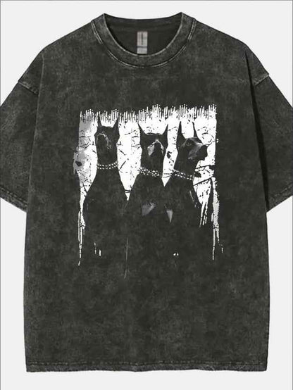 Men's Printed Short Sleeve T-Shirt - Unique Casual Graphic Tee