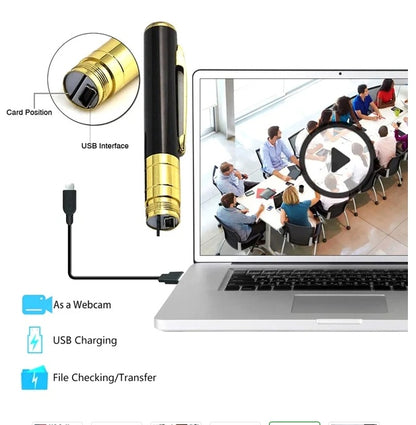 Pen Camera Cam Mini Hidden Pocket Audio Video Recorder DVR Security 1080P HD USA - DropOnline.co