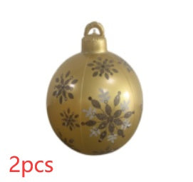 Giant Inflatable Christmas Ball 60cm - PVC Outdoor Ornament Decoration for Tree & Yard