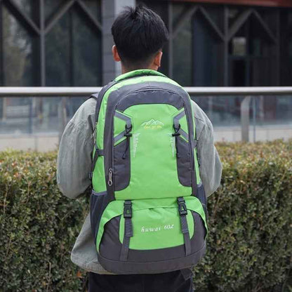 60L Large Capacity Backpack Men's Outdoor Hiking Leisure Travel Bag